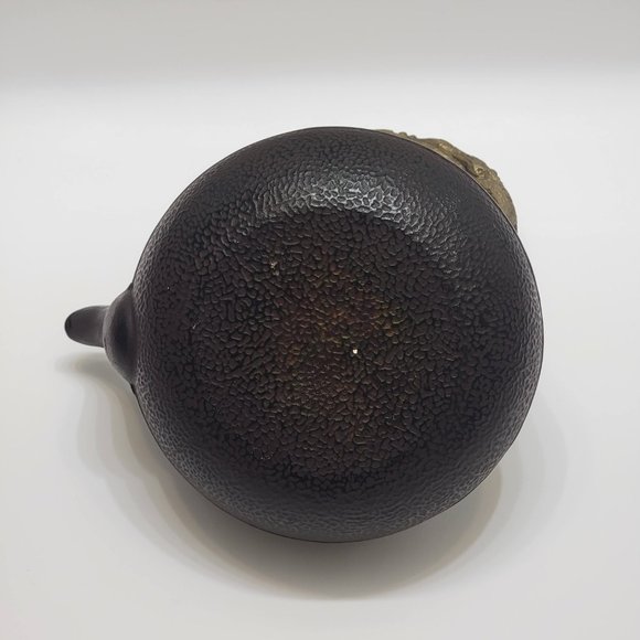 Japanese Cast Iron Kettle Teapot Tetsubin Plum and Bird Design No Lid or Infuser - Picture 6 of 6